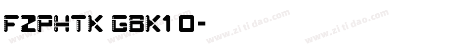 FZPHTK GBK1 0字体转换